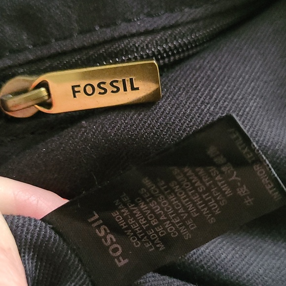 Black Leather Tote Bag ❤️ - Picture 9 of 12